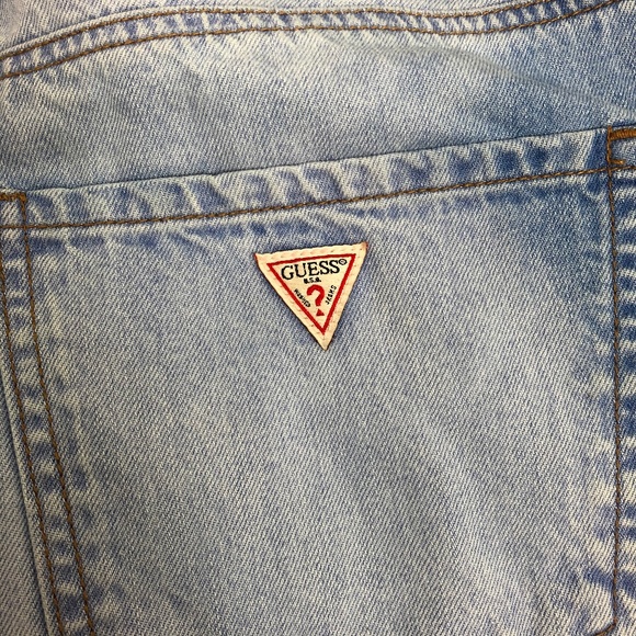 Guess Los Angeles Size 31 Distressed Denim Skirt - Picture 5 of 5